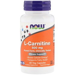Сжигатель жира Now L-Carnitine 500 mg 60 cap