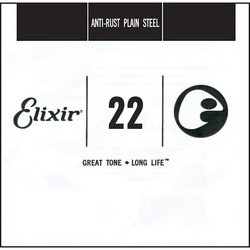 Струны Elixir Anti-Rust Plain Steel Single 22