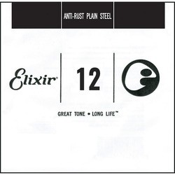 Струны Elixir Anti-Rust Plain Steel Single 12