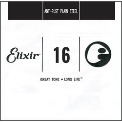 Струны Elixir Anti-Rust Plain Steel Single 16