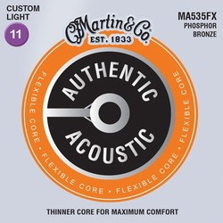 Струны Martin Authentic Acoustic Flexible Core 92/8 Phosphor Bronze 11-52
