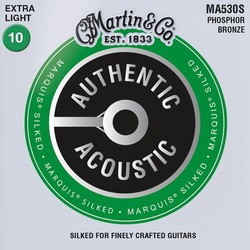 Струны Martin Authentic Acoustic Marquis Silked Phosphor Bronze 10-47