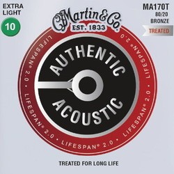 Струны Martin Authentic Acoustic Lifespan 2.0 Bronze 10-47