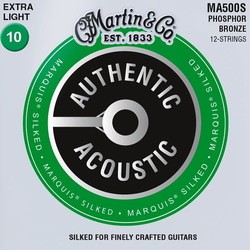 Струны Martin Authentic Acoustic Marquis Silked Phosphor Bronze 12-String 10-47