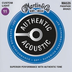 Струны Martin Authentic Acoustic SP Phosphor Bronze 11-52