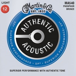 Струны Martin Authentic Acoustic SP Phosphor Bronze 12-54