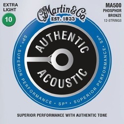 Струны Martin Authentic Acoustic SP Phosphor Bronze 12-String 10-47