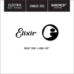 Струны Elixir Electric Bass Nanoweb Stainless Steel Single 45 L