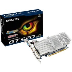 Видеокарты Gigabyte GeForce GT 520 GV-N520SL-1GI