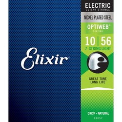 Струны Elixir Electric 7-String Optiweb Light 10-56
