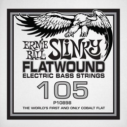 Струны Ernie Ball Slinky Flatwound Bass Single 105