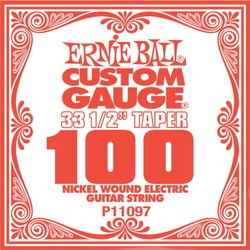 Струны Ernie Ball Single Nickel Wound 100 XL