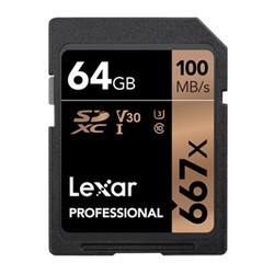 Карта памяти Lexar Professional 667x SDXC UHS-I 128Gb