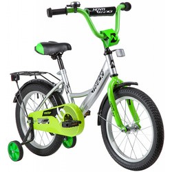 Детский велосипед Novatrack Vector 16 2020 (серебристый)