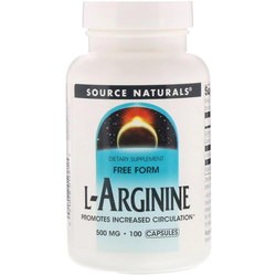 Аминокислоты Source Naturals L-Arginine 500 mg 100 cap