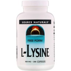 Аминокислоты Source Naturals L-Lysine 500 mg