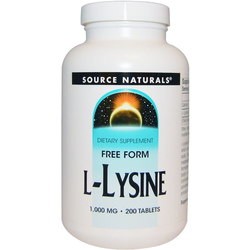 Аминокислоты Source Naturals L-Lysine 1000 mg