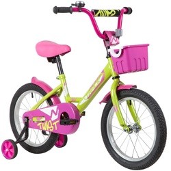 Детский велосипед Novatrack Twist 16 2020 (салатовый)