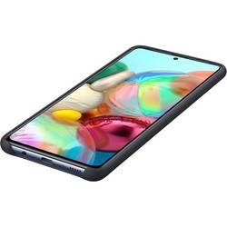 Чехол Samsung Silicone Cover for Galaxy A71 (белый)