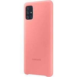 Чехол Samsung Silicone Cover for Galaxy A71 (синий)