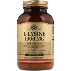 Аминокислоты SOLGAR L-Lysine 1000 mg 250 tab