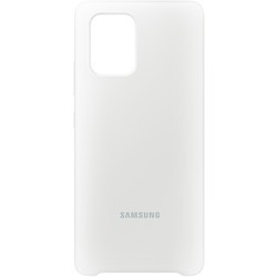 Чехол Samsung Silicone Cover for Galaxy S10 Lite (белый)