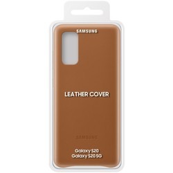 Чехол Samsung Leather Cover for Galaxy S20 (красный)