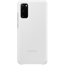 Чехол Samsung Clear View Cover for Galaxy S20 (белый)