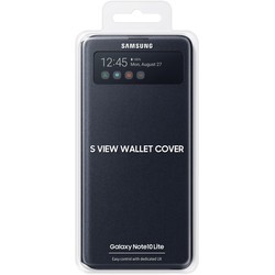 Чехол Samsung S View Wallet Cover for Galaxy Note 10 Lite (черный)