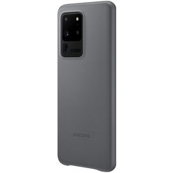 Чехол Samsung Leather Cover for Galaxy S20 Ultra (серый)