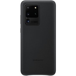 Чехол Samsung Leather Cover for Galaxy S20 Ultra (серебристый)