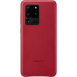 Чехол Samsung Leather Cover for Galaxy S20 Ultra (красный)