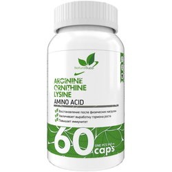 Аминокислоты NaturalSupp Arginine Ornithine Lysine 60 cap