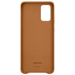 Чехол Samsung Leather Cover for Galaxy S20 Plus (серый)