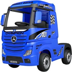 Детский электромобиль RiverToys Mercedes-Benz Actros (синий)