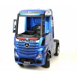 Детский электромобиль RiverToys Mercedes-Benz Actros (синий)