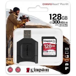 Карта памяти Kingston SDXC Canvas React Plus 128Gb