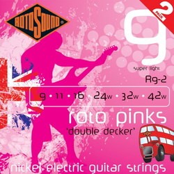 Струны Rotosound Roto Pinks Double Decker 9-42