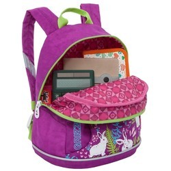 Школьный рюкзак (ранец) Grizzly RK-078-1 (салатовый)