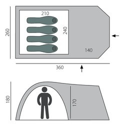 Палатка Btrace Element 4