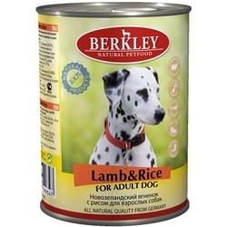 Корм для собак Berkley Adult Canned Lamb/Rice 0.4 kg 6 PCS