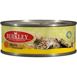 Корм для кошек Berkley Adult Canned Beef/Venison 0.1 kg 6 PCS