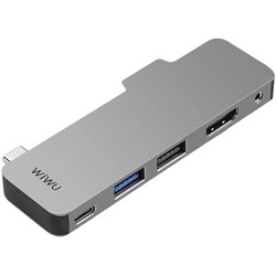 Картридер/USB-хаб WiWU Adapter T5