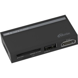 Картридер/USB-хаб Ritmix CR-4630