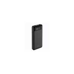 Powerbank аккумулятор TFN Slim Duo LCD 10000 (черный)