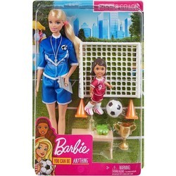 Кукла Barbie Soccer Coach Playset GLM47