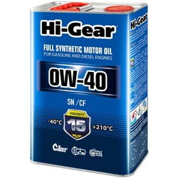 Моторное масло Hi-Gear 0W-40 SN/CF 4L