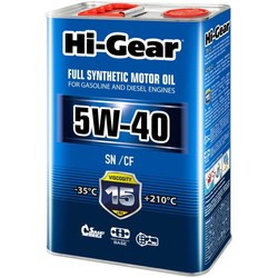 Моторное масло Hi-Gear 5W-40 SN/CF 4L
