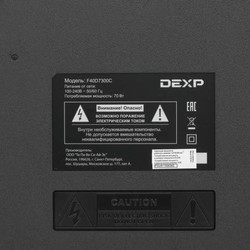 Телевизор DEXP F40D7300C