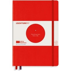 Блокнот Leuchtturm1917 Dots 100 Years Bauhaus Red